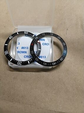 Set Of 2 Watch Aftermarket Bezel Insert For A Tudor Pelagos 42mm Fit Most Diver